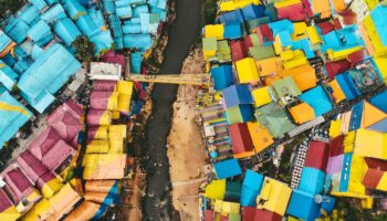 Rainbow Village of Malang in Java