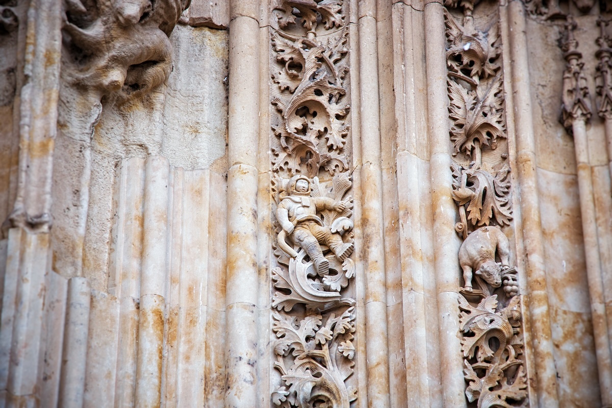 Salamanca Astronaut Carving