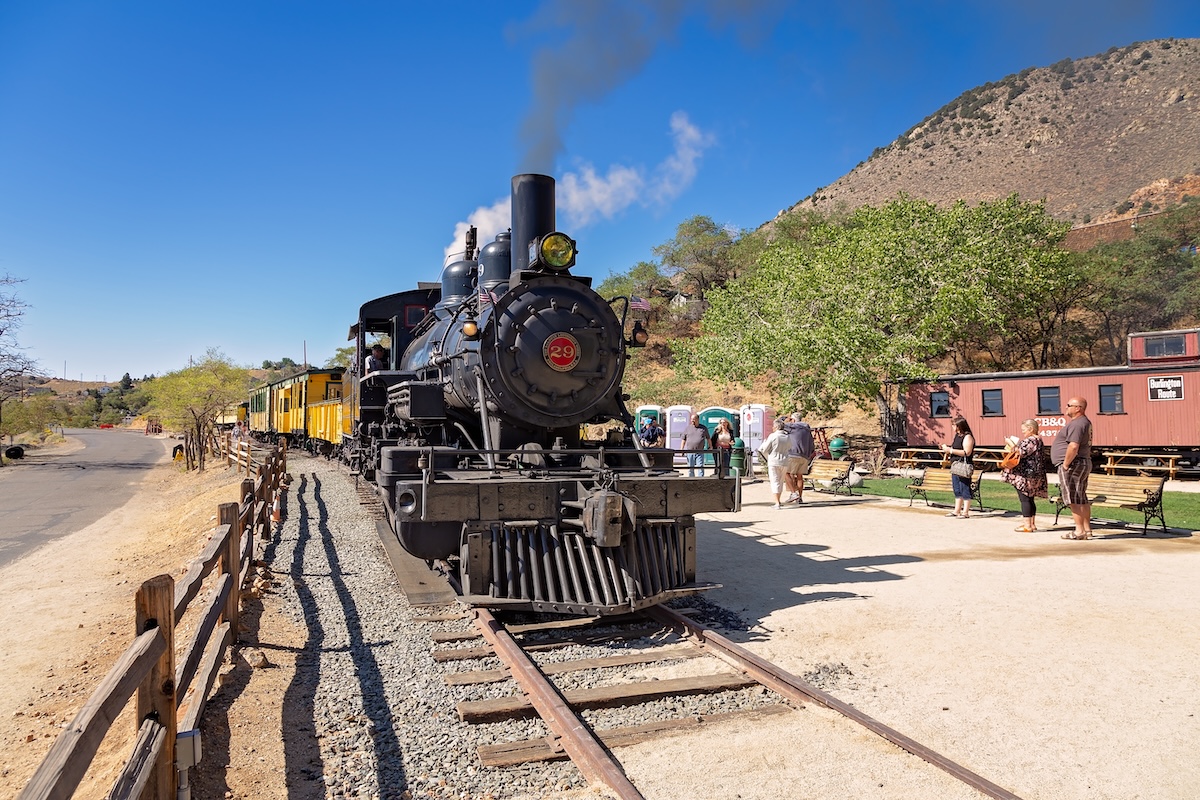steam locomotive in the city of Virginia
