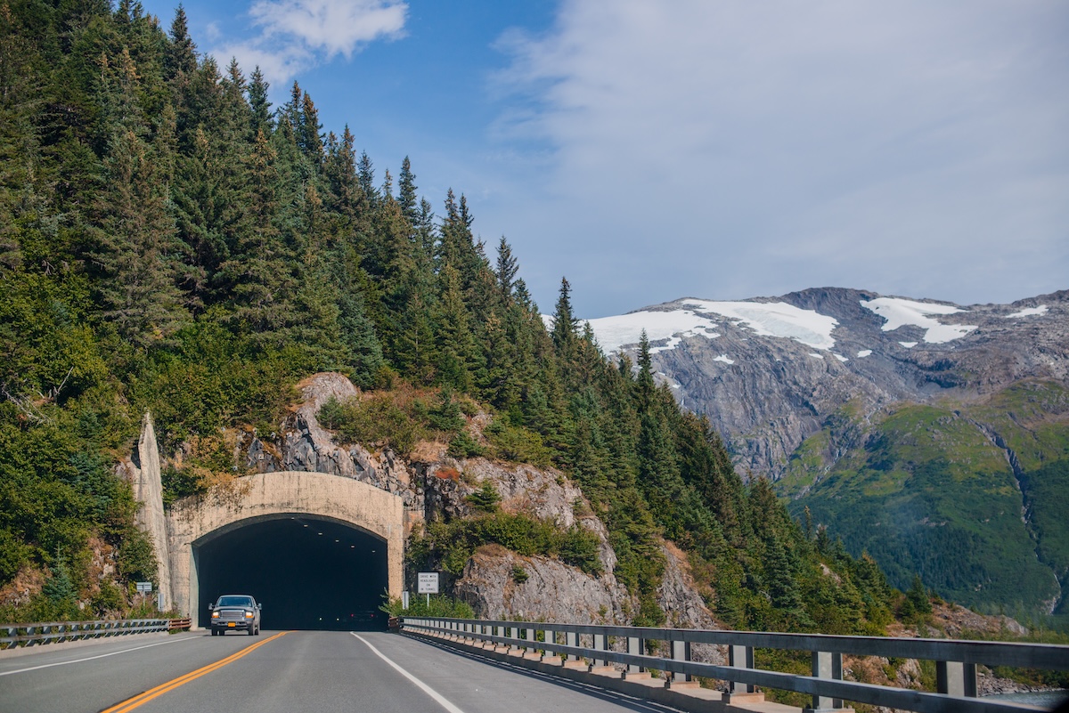 Tunnel towards Whittier