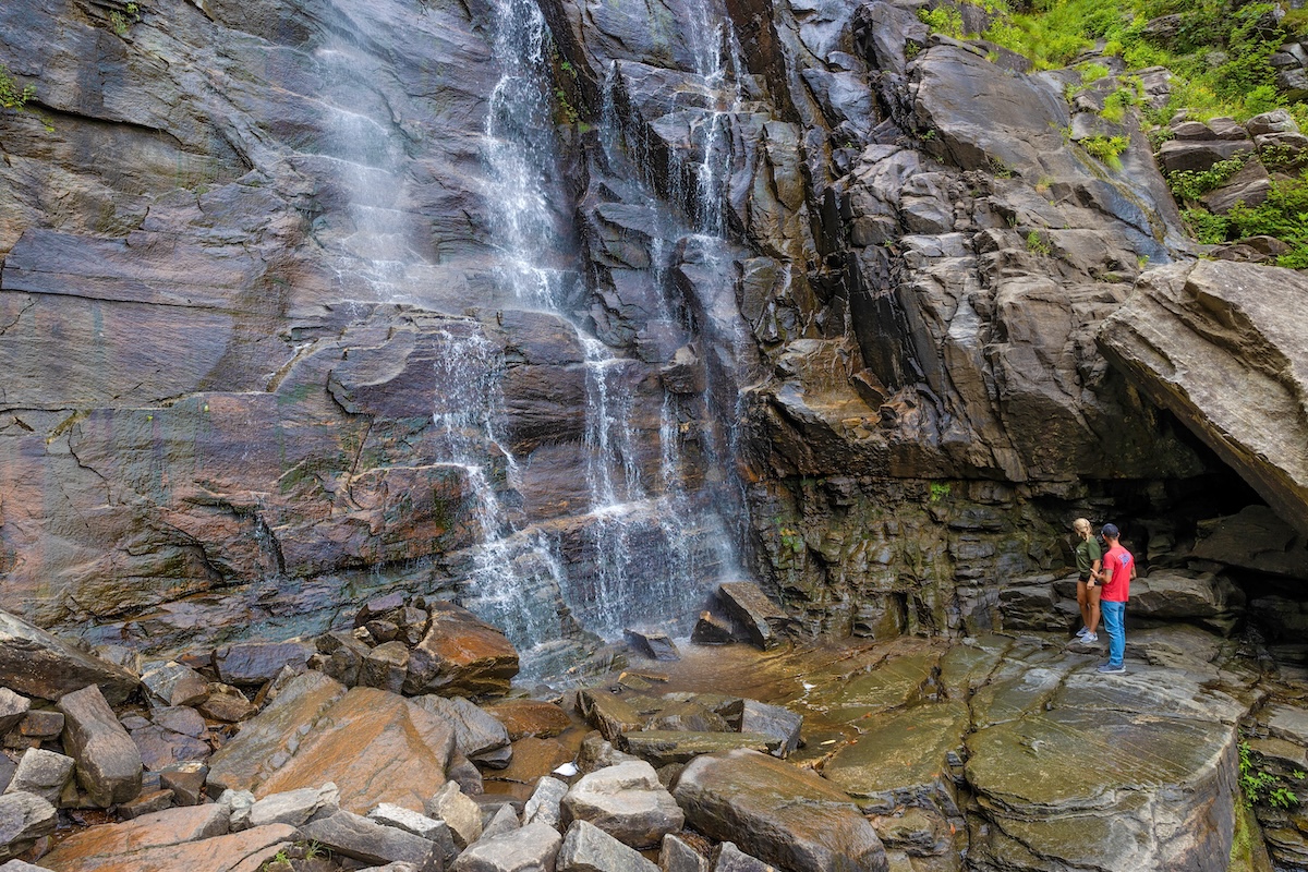 Hickory Nut waterfall