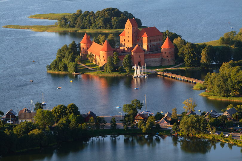 قلعه جزیره Trakai